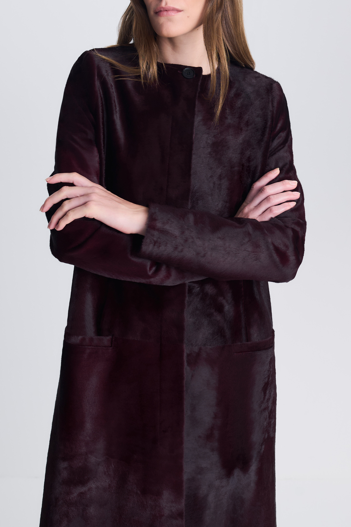 Bowie Collarless Coat