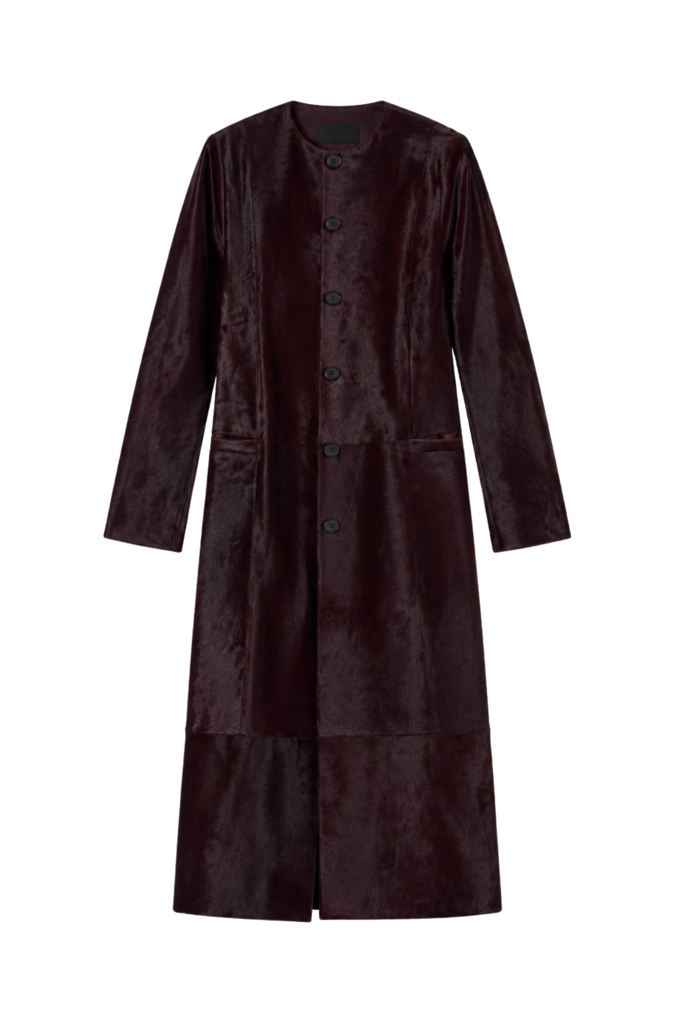 Bowie Collarless Coat