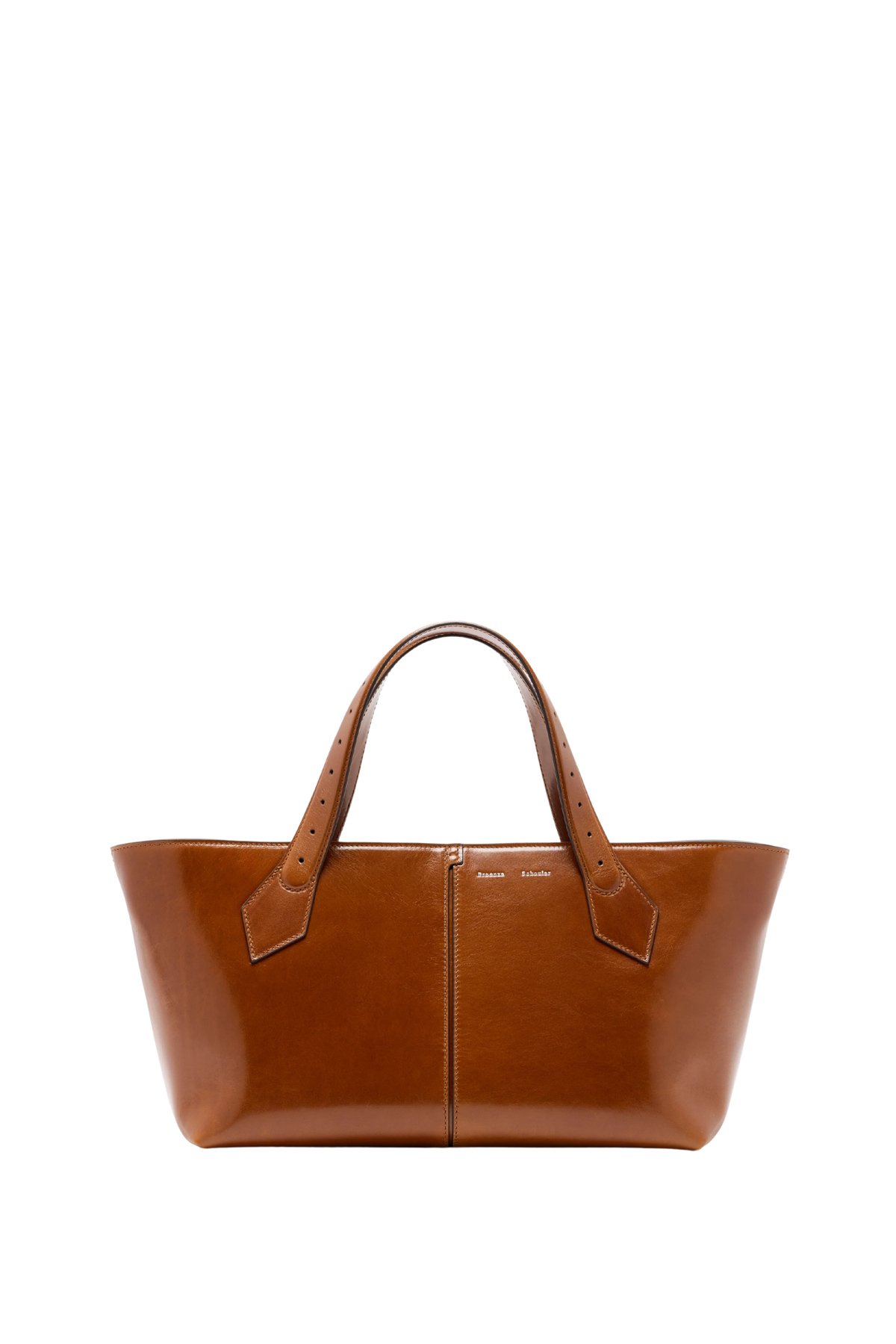 East West Chelsea Tote in Soft Veg Calf Saddle
