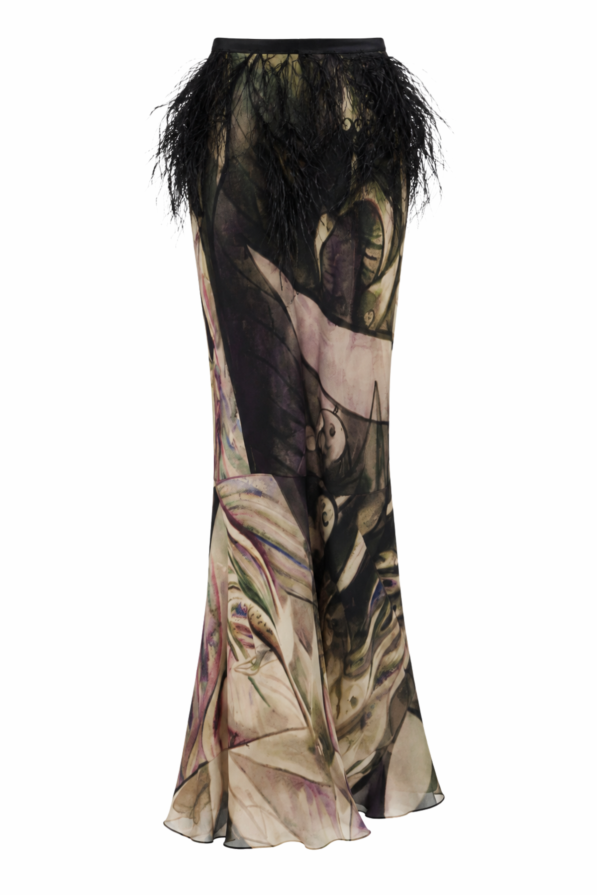 Lou Skirt with Feathers
