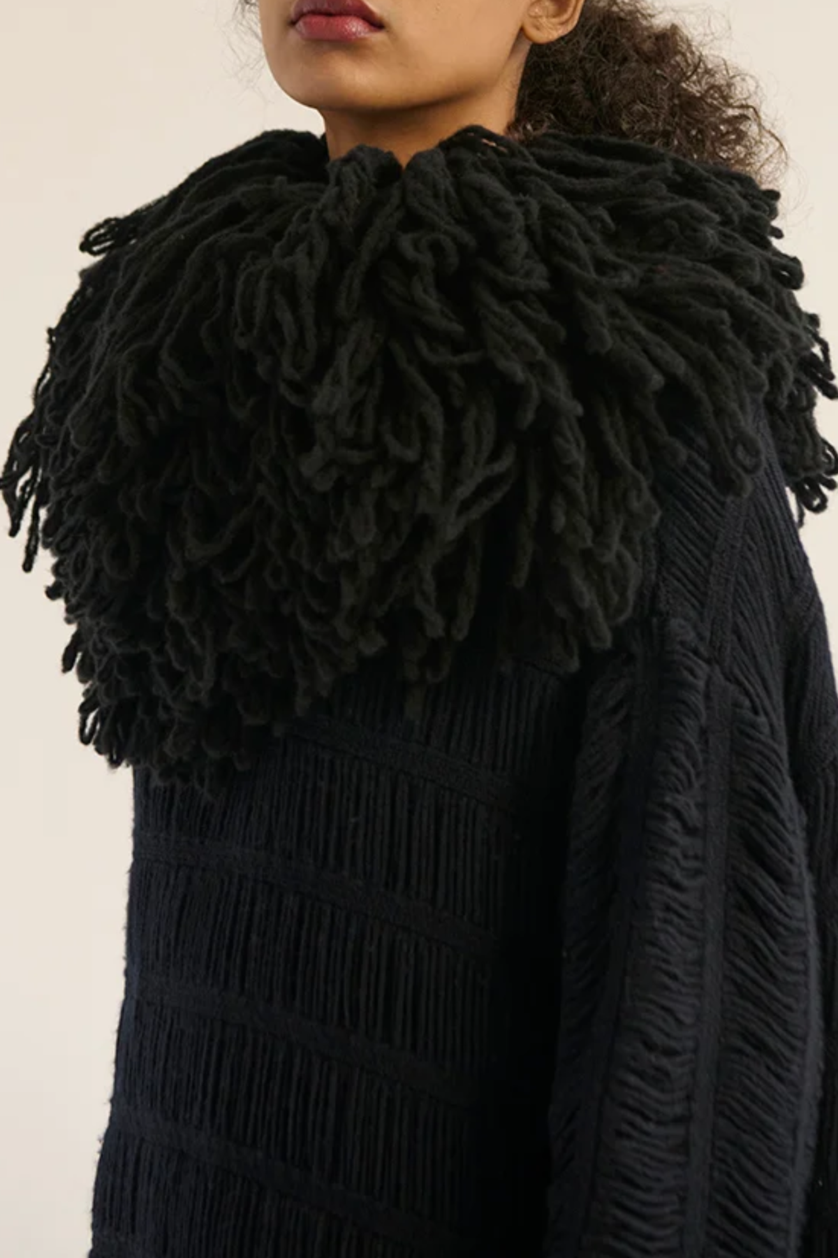Fringe Collar - Black