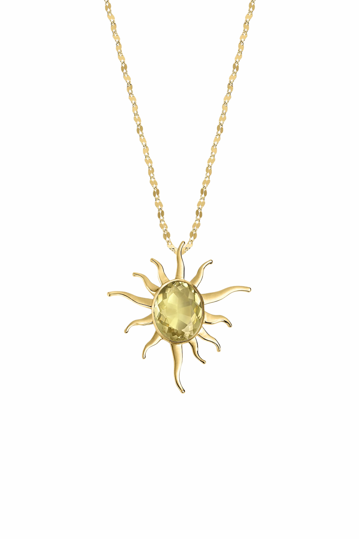 Iris Pendant in Gold