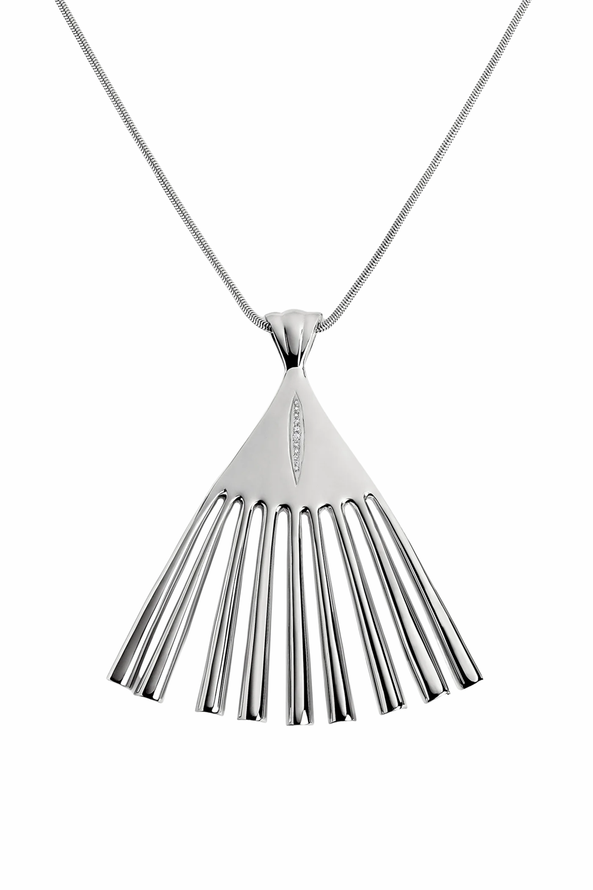Petite Carolyn Fan Pendant