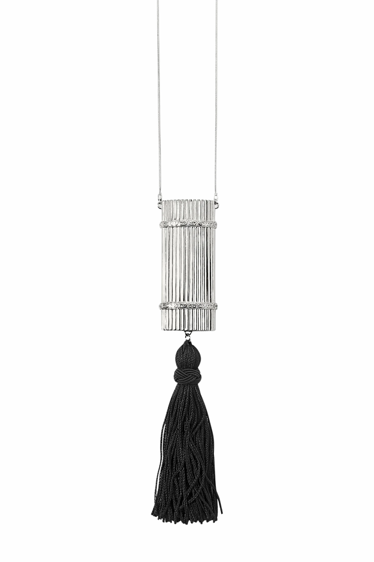 Deco Lightercase Pendant in Silver