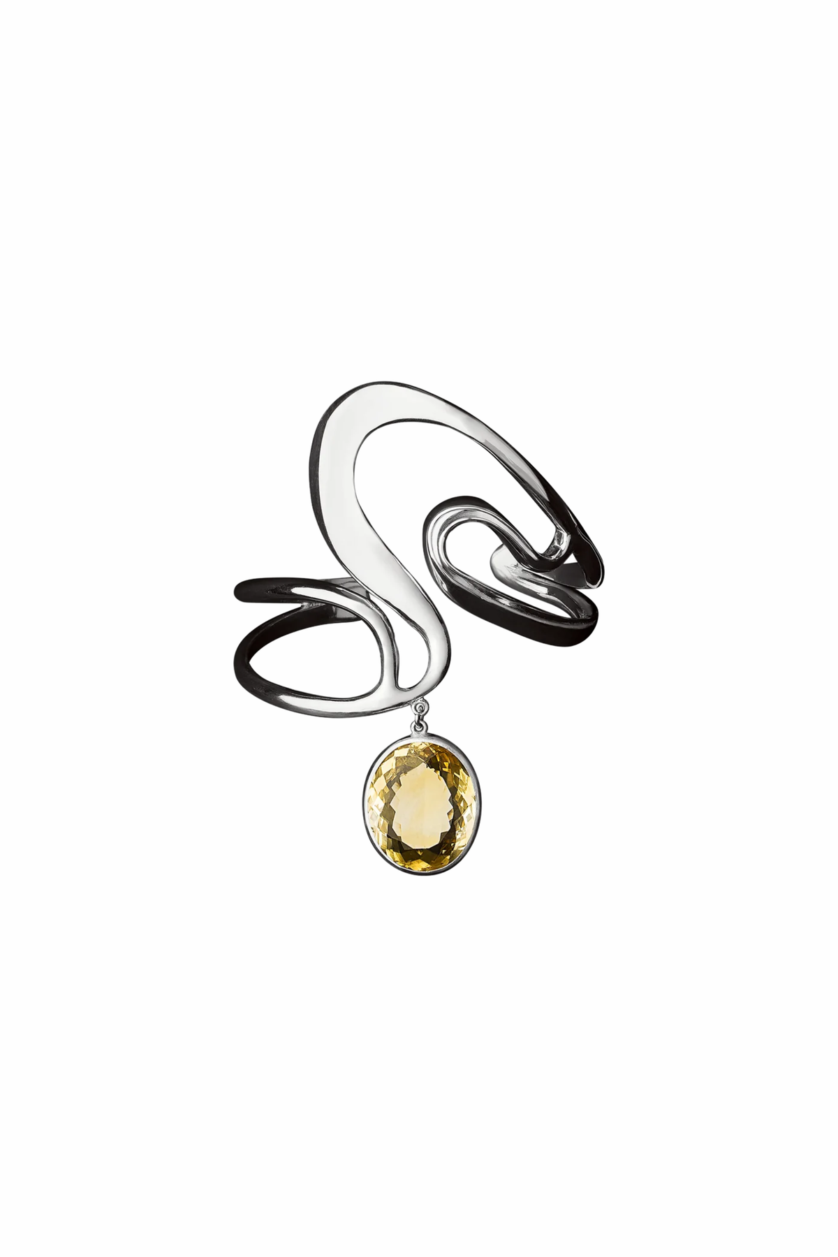 Lula Citrine Dangle Cuff
