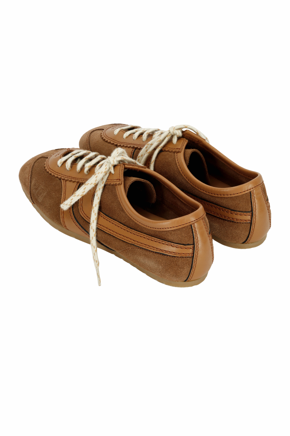 Suede Sneakers - Tan
