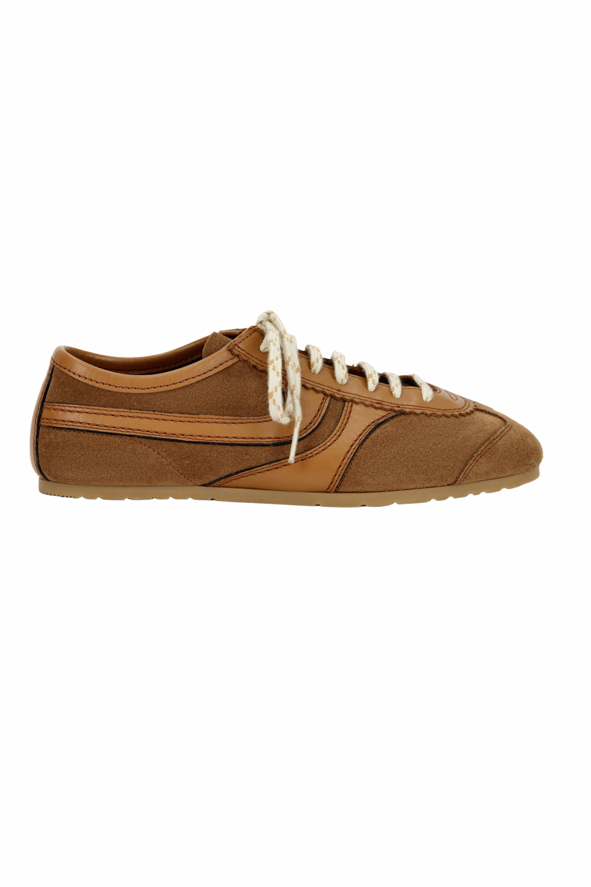 Suede Sneakers - Tan
