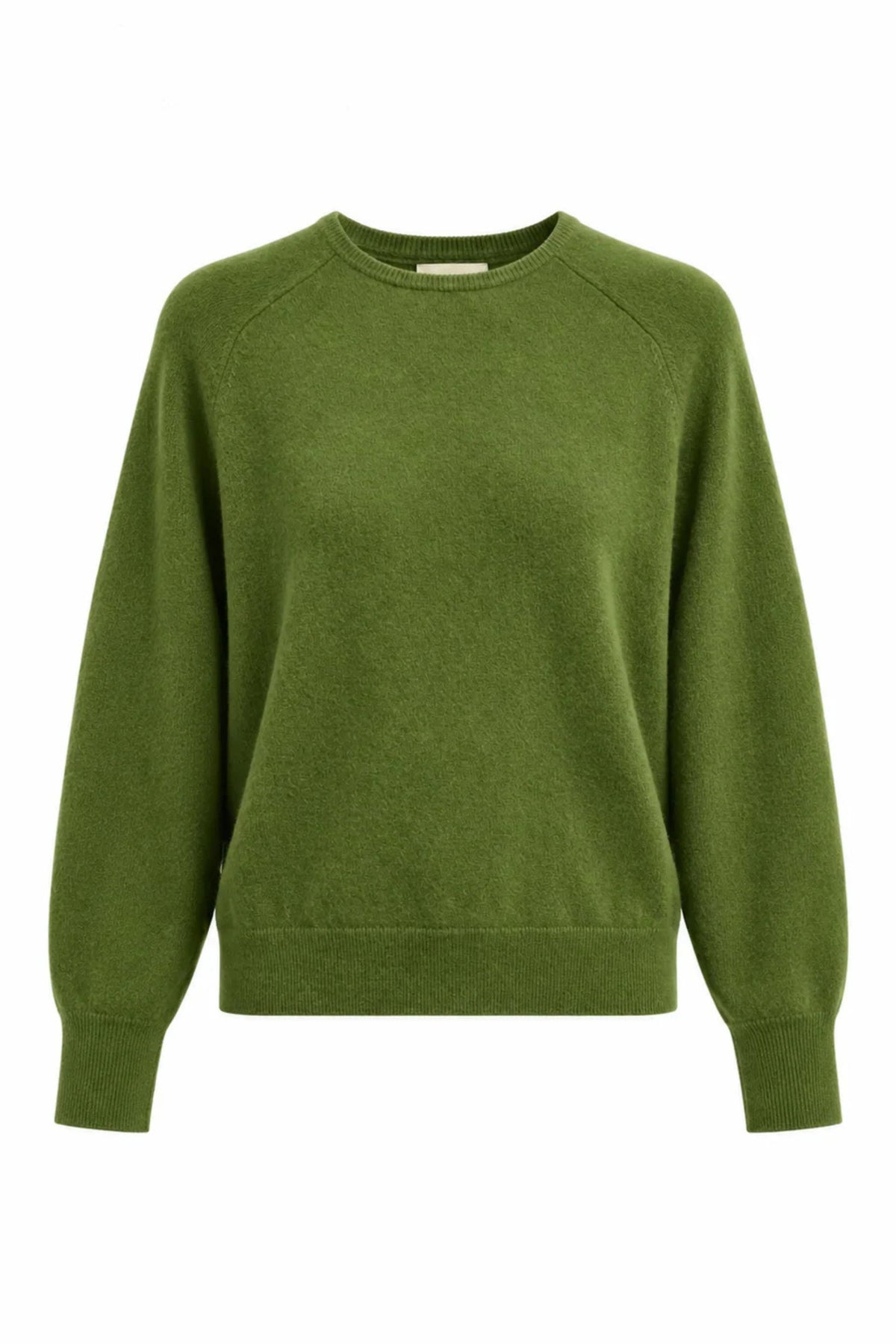 Feather Weight Cashmere Crewneck Sweater - Green