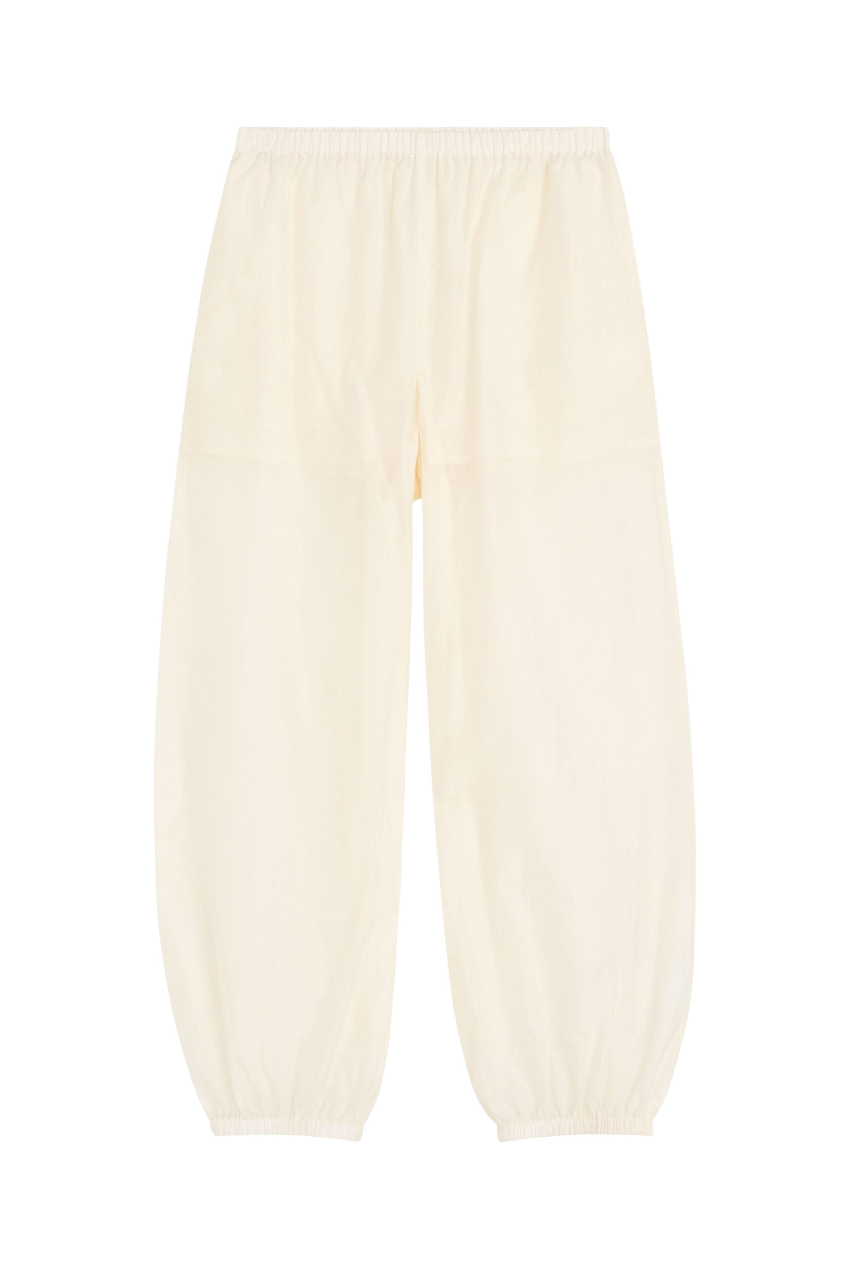 Lumas Silk Organza Trousers - Ivory