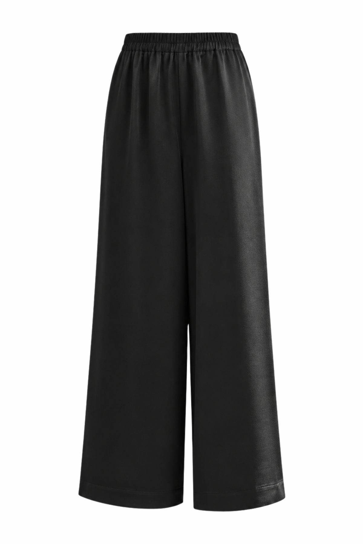 Alix Silk Crepe Pant - Black