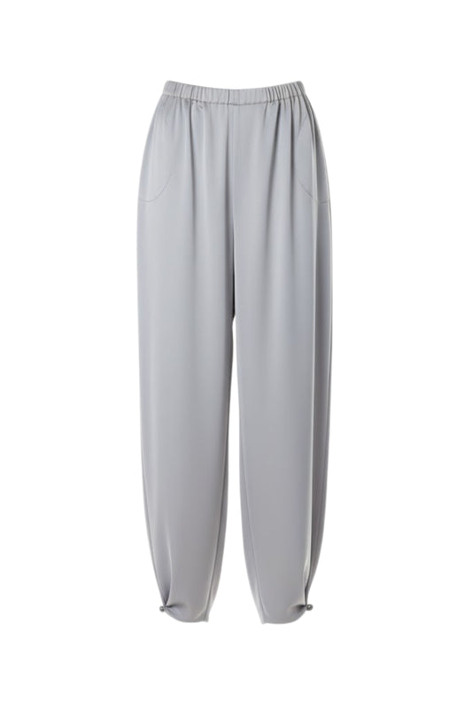 Wide Leg Trousers Pants in Grey