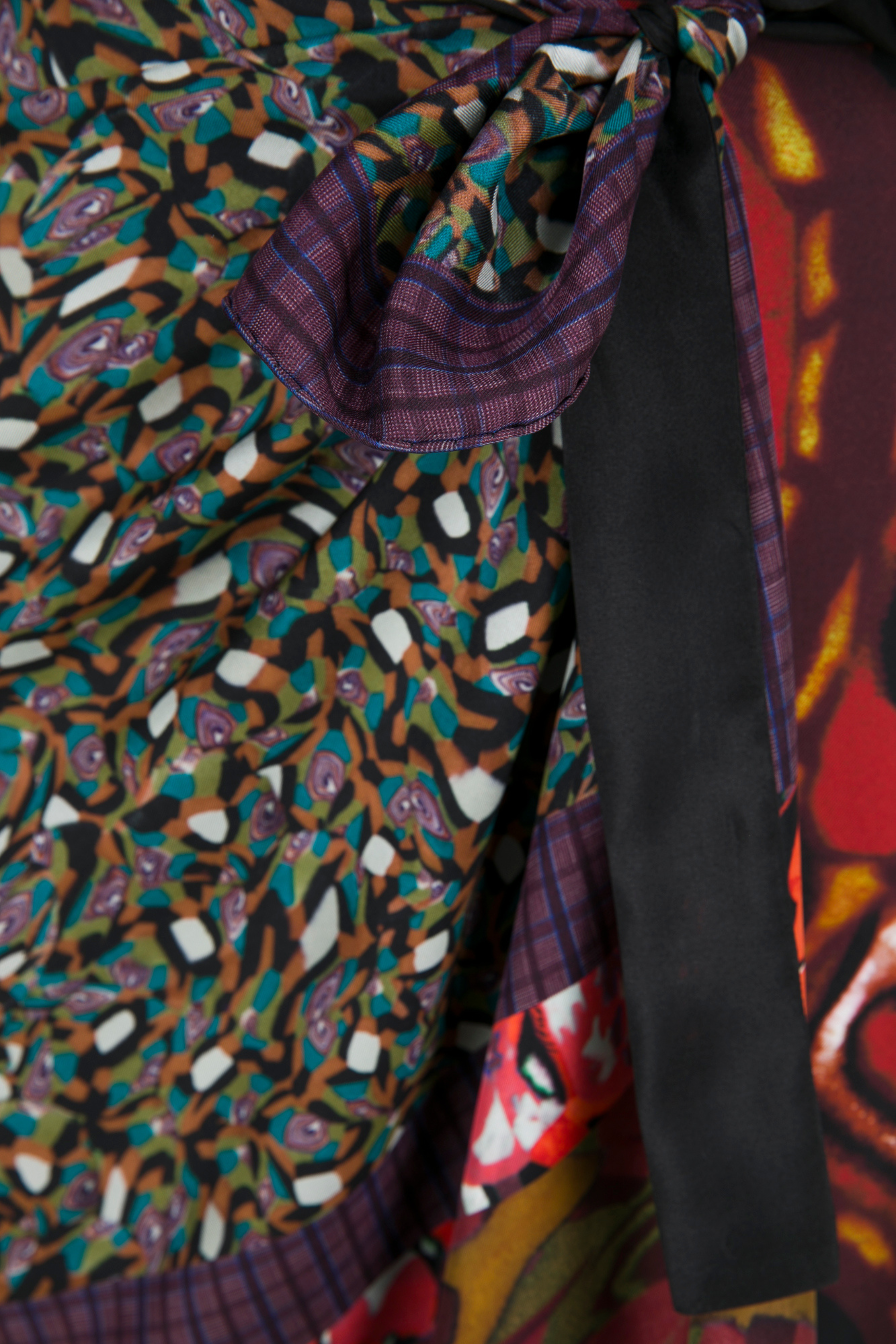 Scarfy Long Skirt