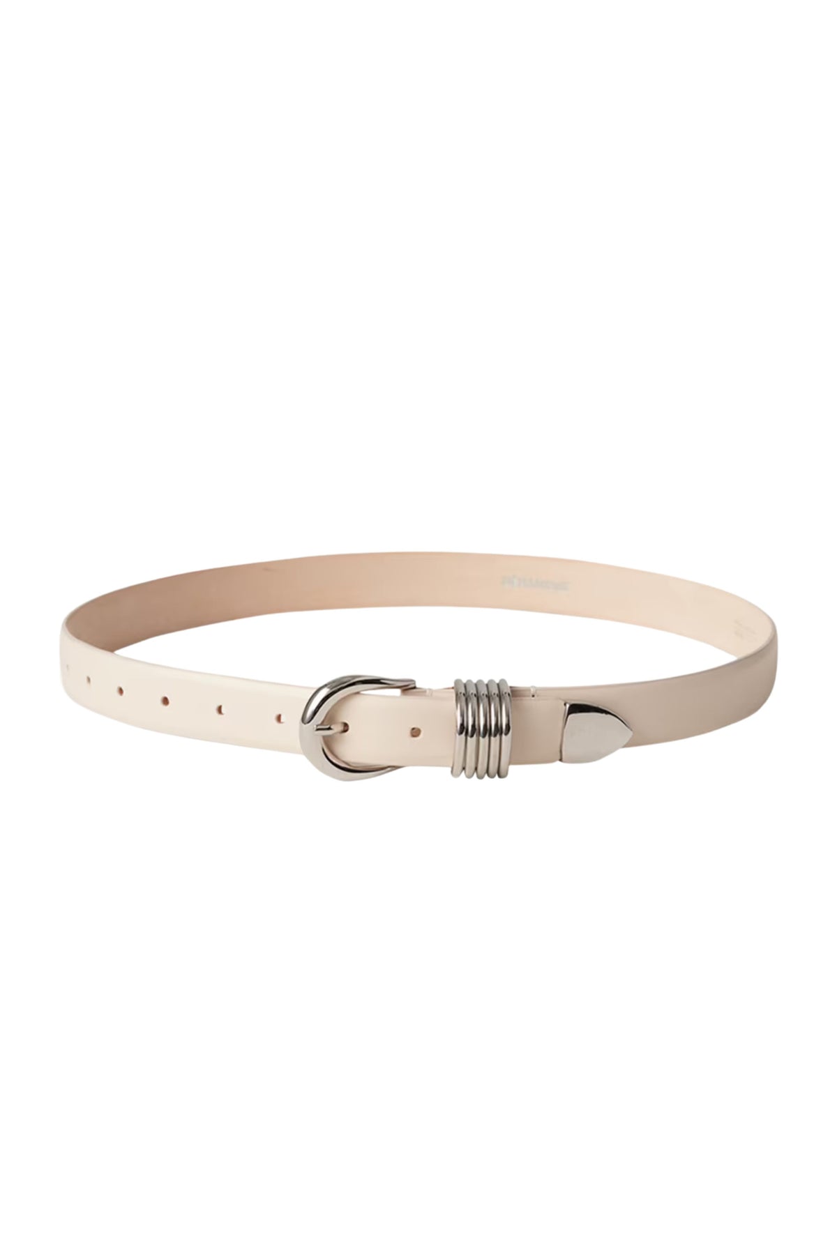 Hollyhock Ivory Silver Belt
