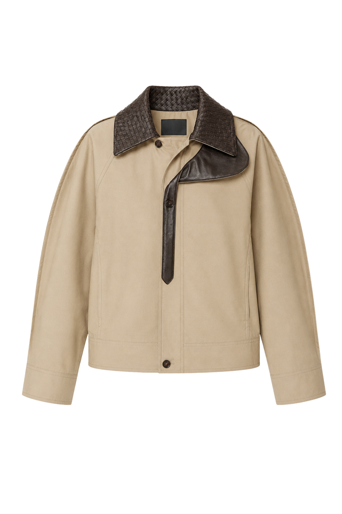 Cotton Blouson in Sahara