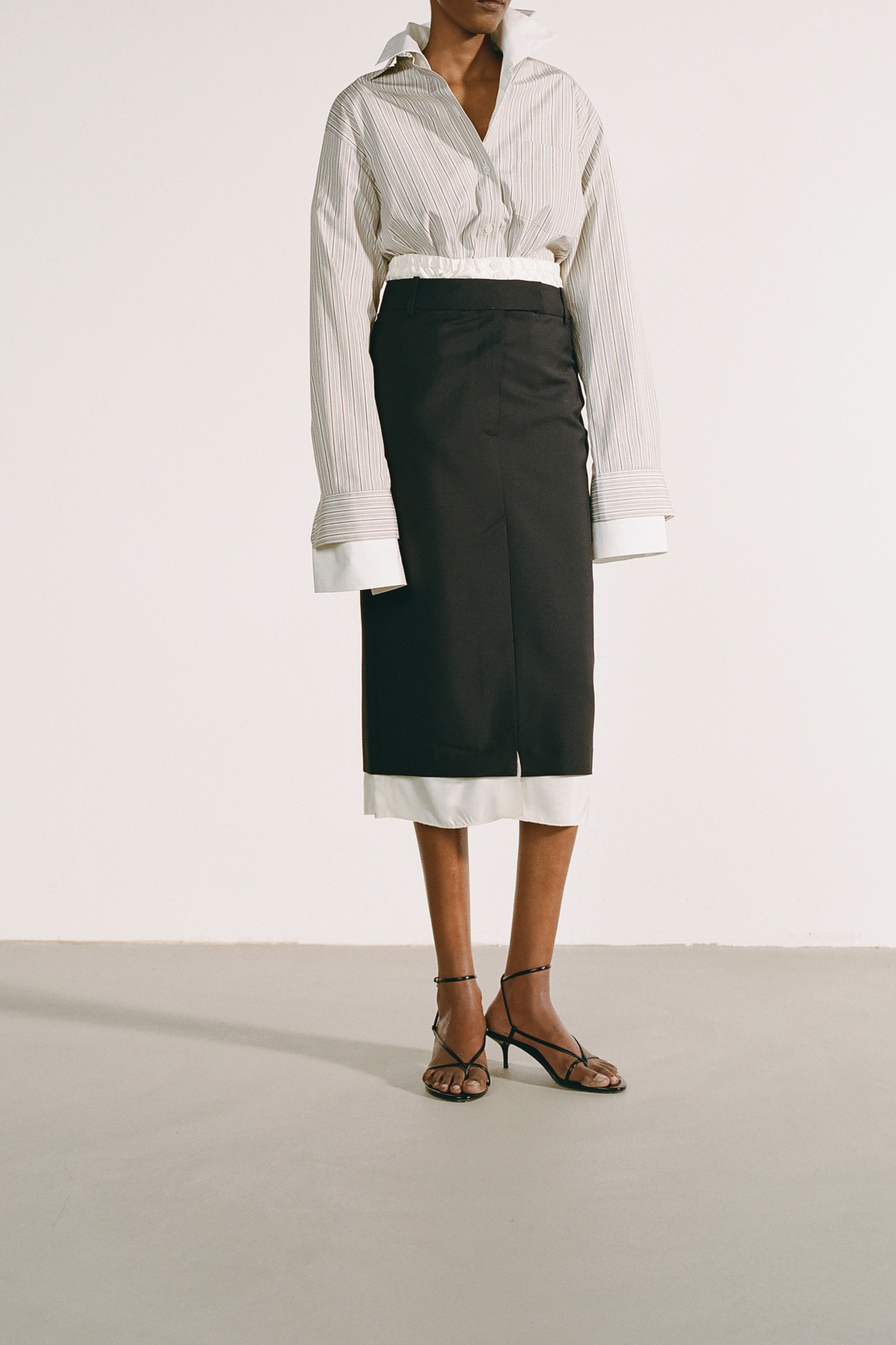 Boxer detailed skirt