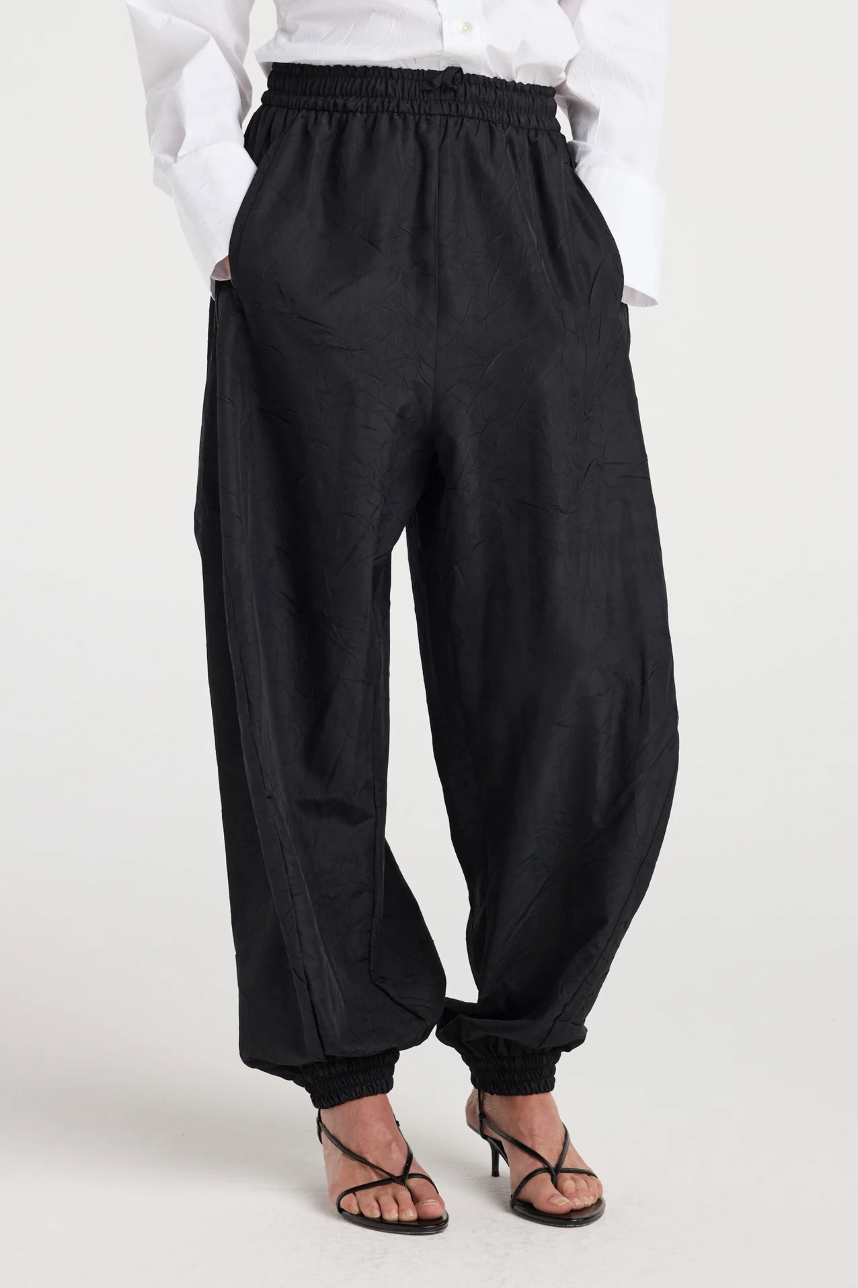 Balloon track pants
