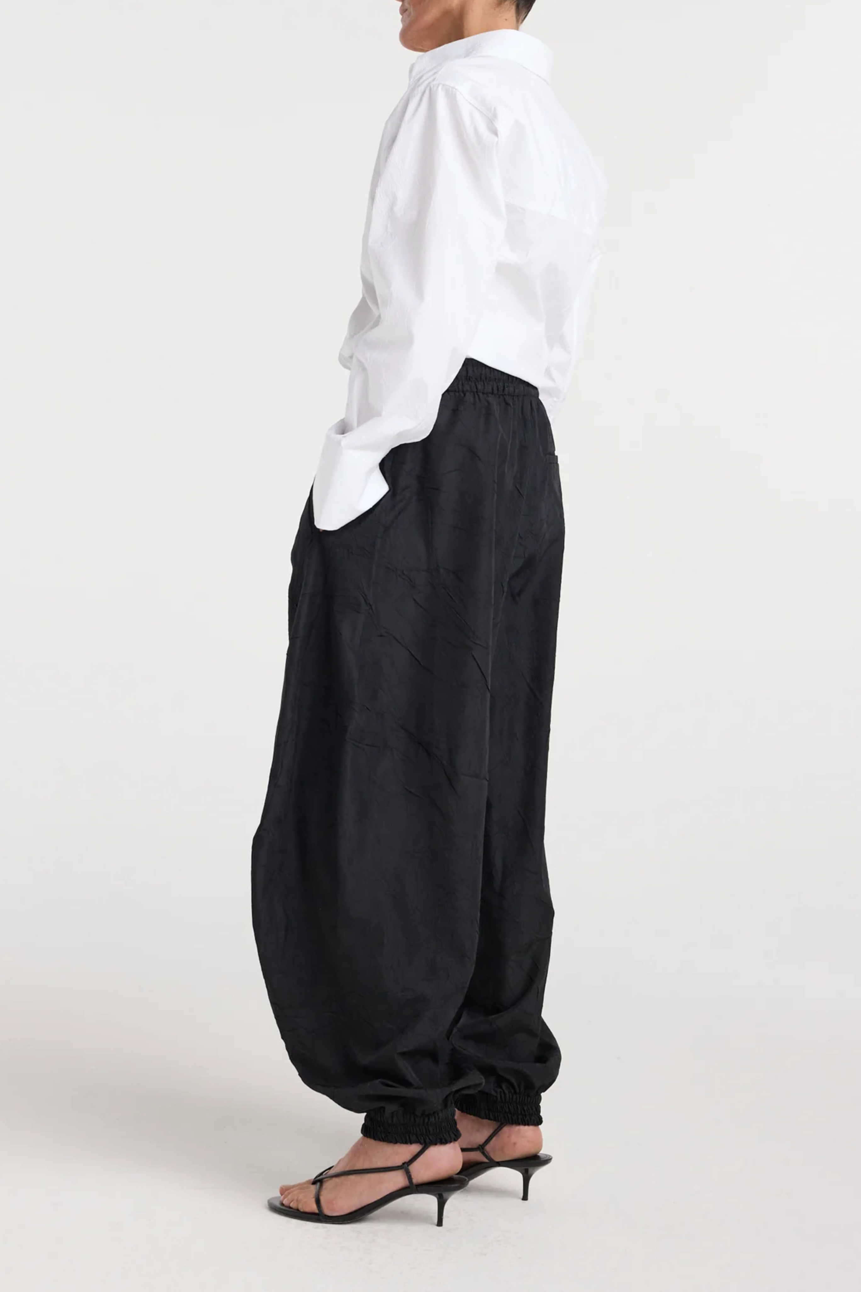 Balloon track pants