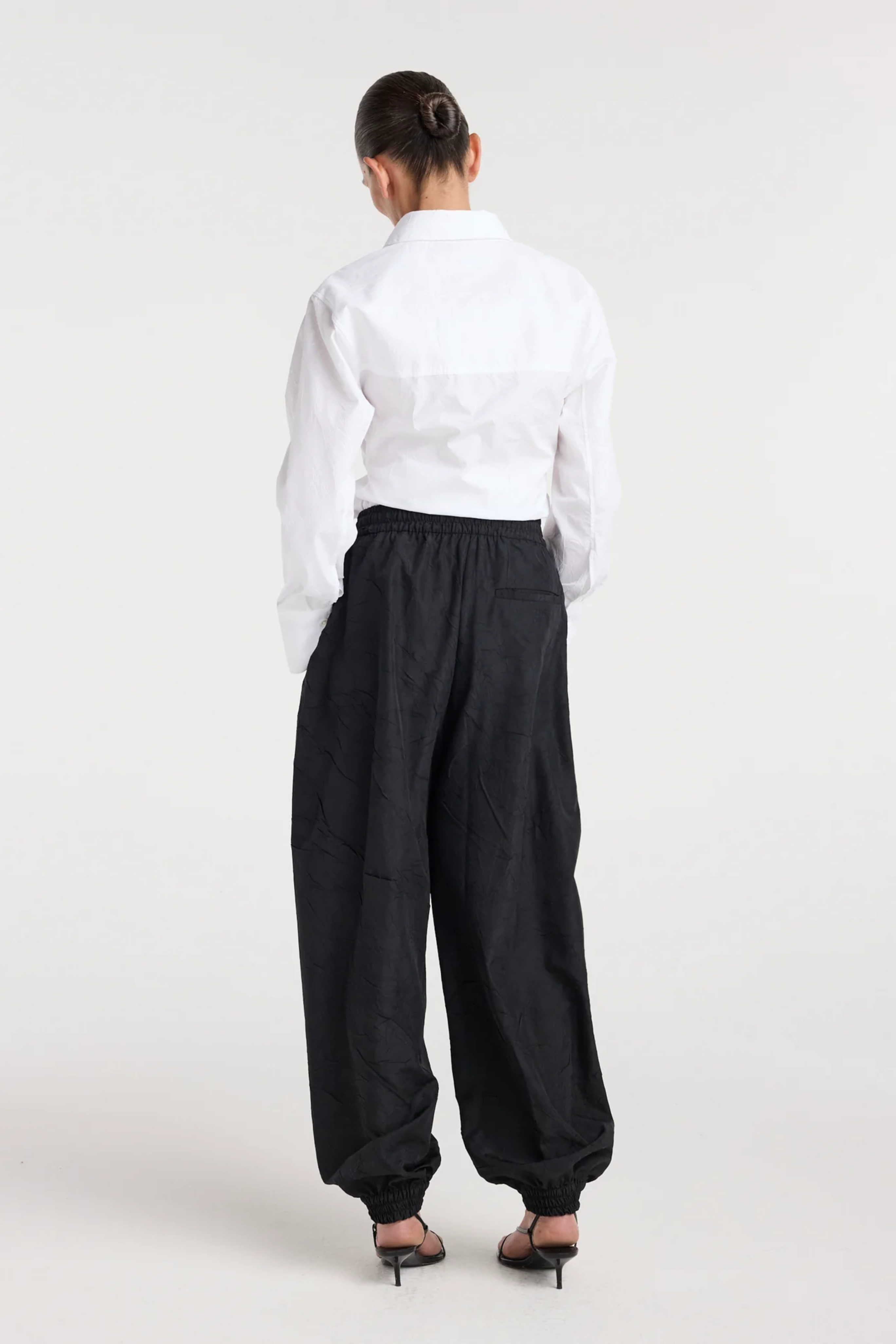 Balloon track pants