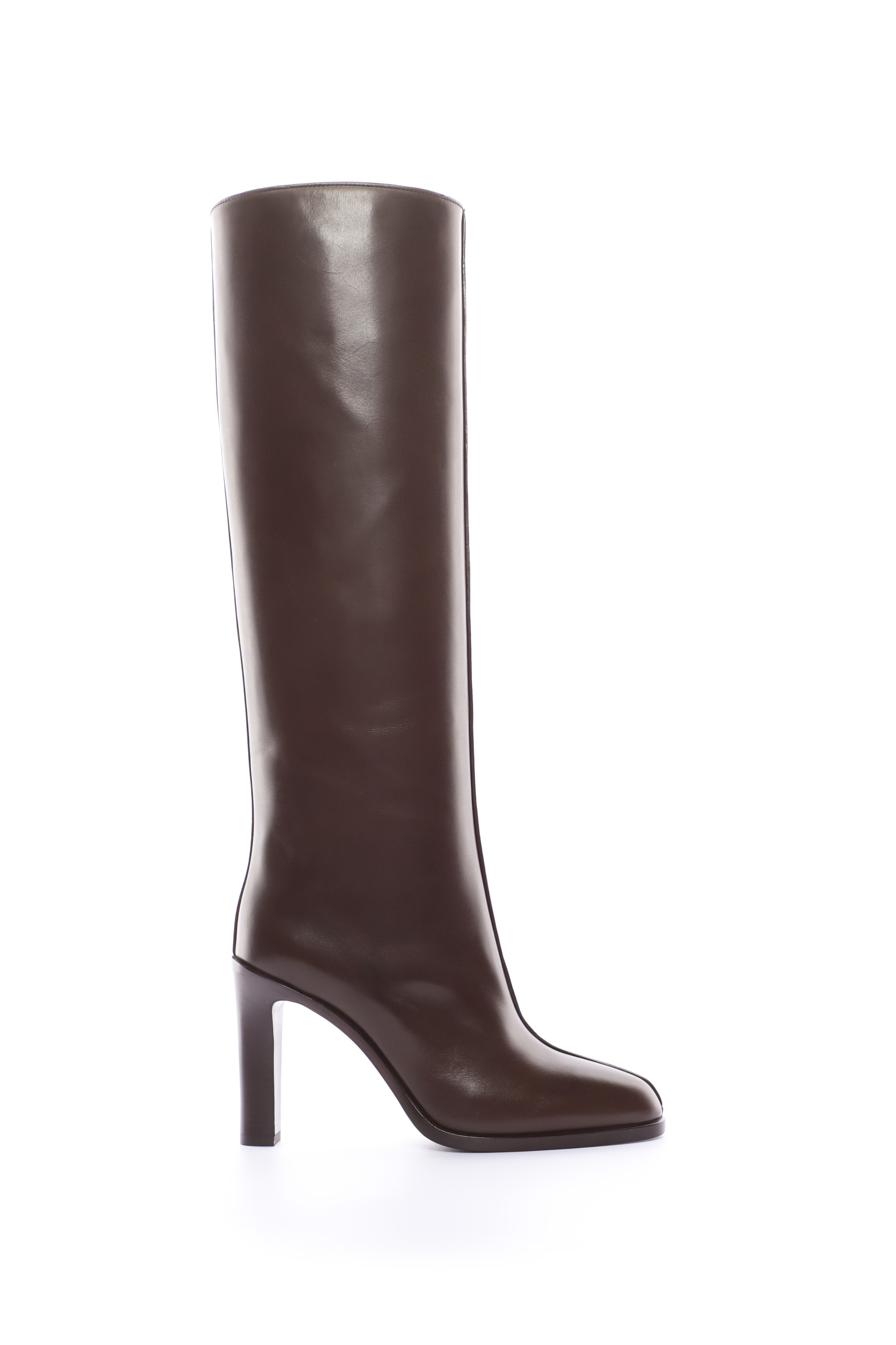 THE ROW Tall Leather Knee High Boots