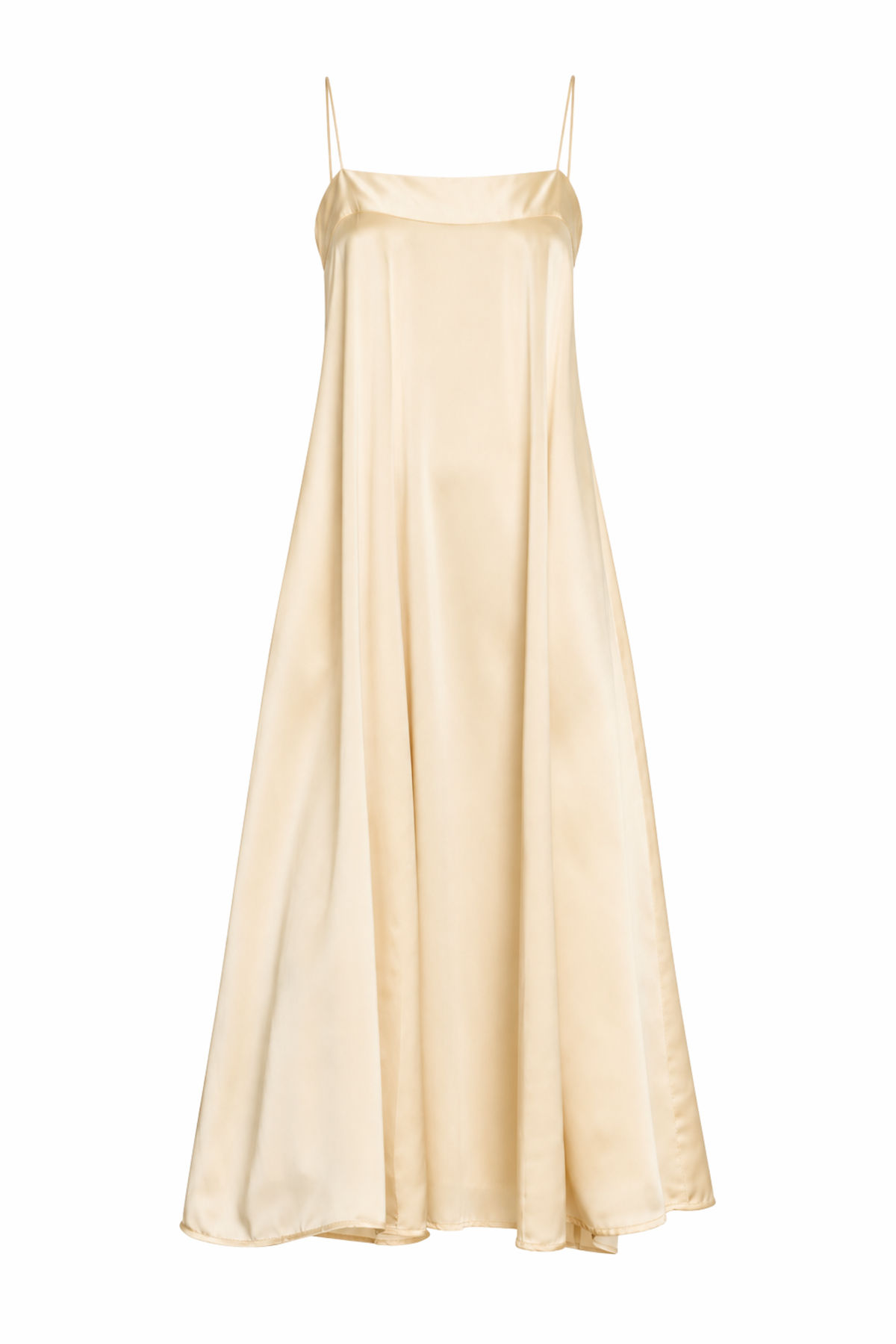 Metronome Midi Dress - Champagne