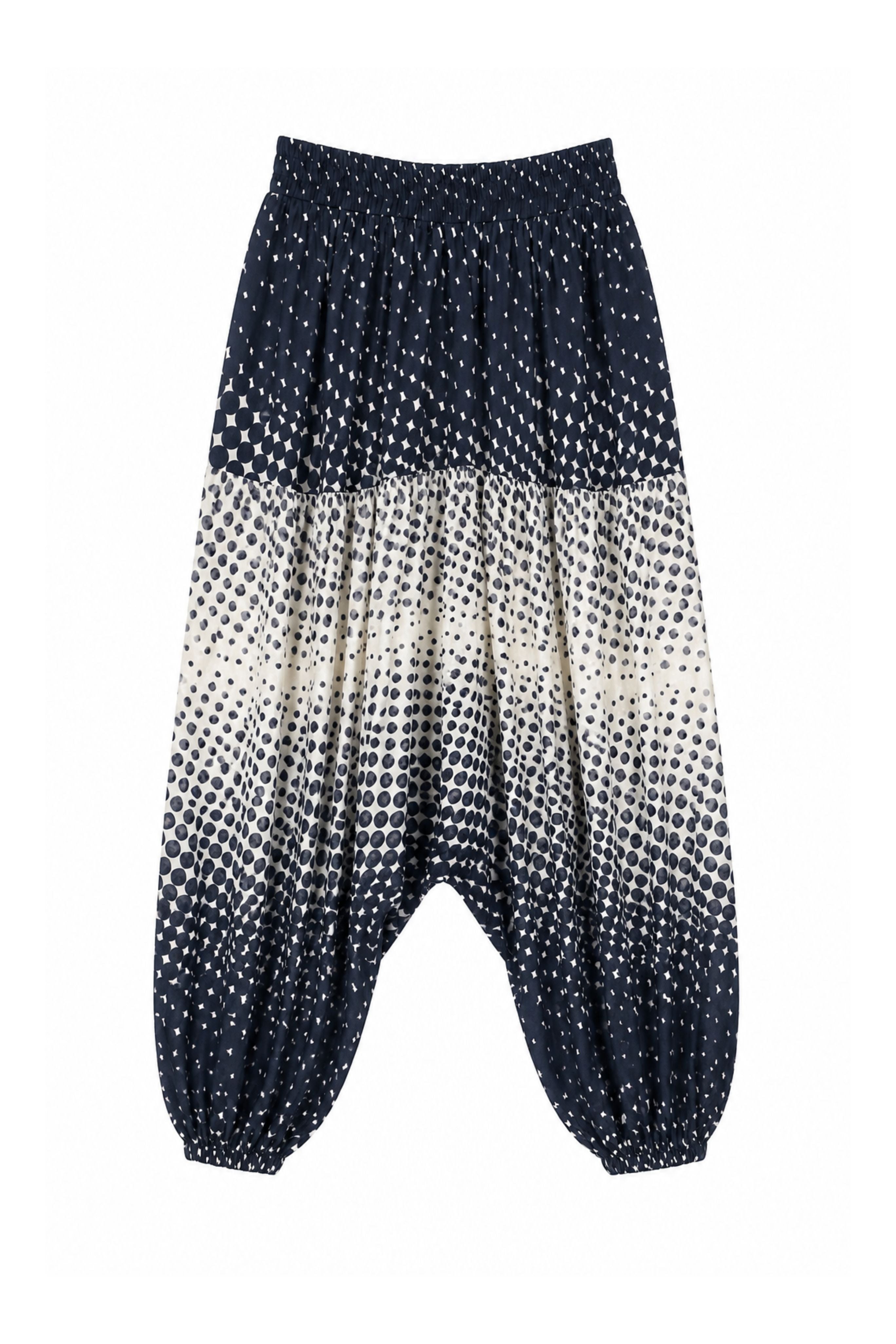 Halftone Wiggle Dot Soft Balloon Pant