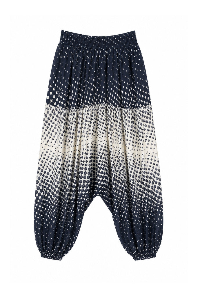 Halftone Wiggle Dot Soft Balloon Pant