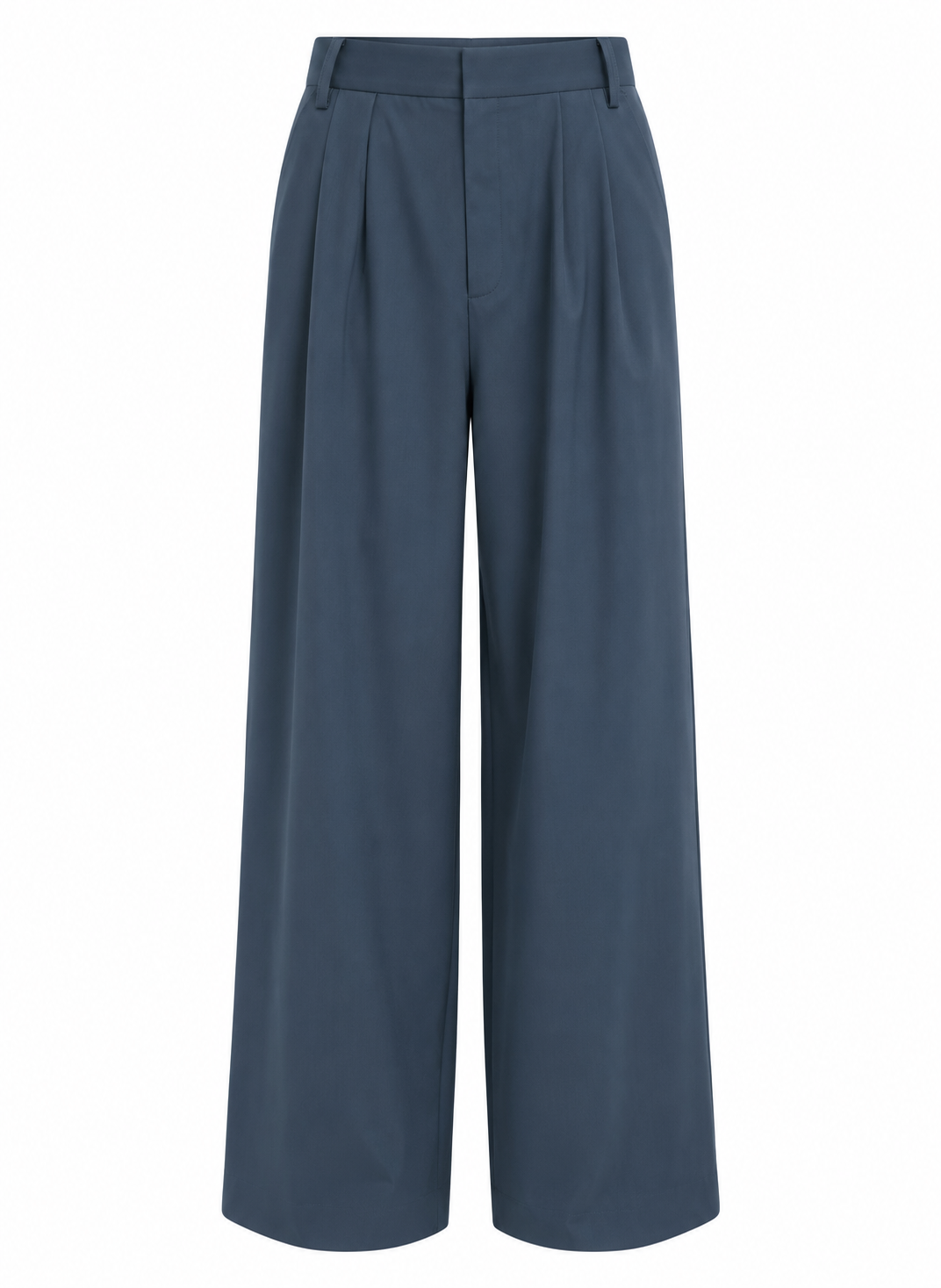 Tropical Wool Stella Pant - Blue Fog