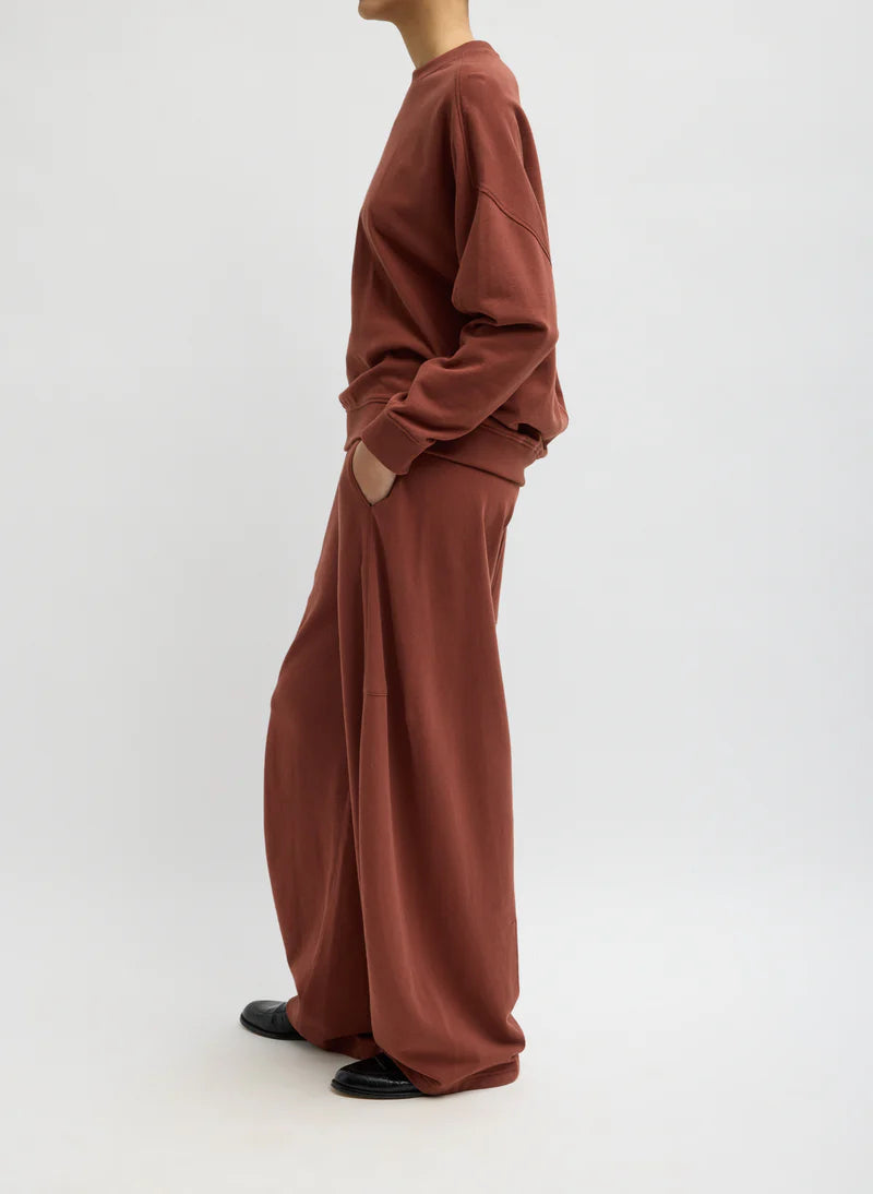 Light Weight Sweatshirting Winslow Pant - Red Clay