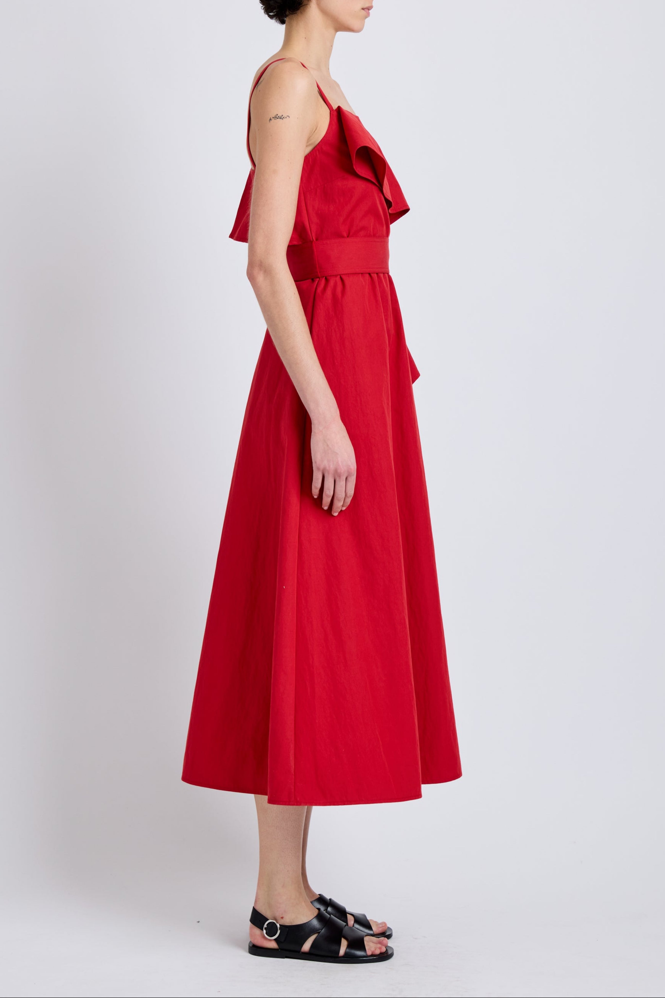 Reign Dress in Washed Cotton