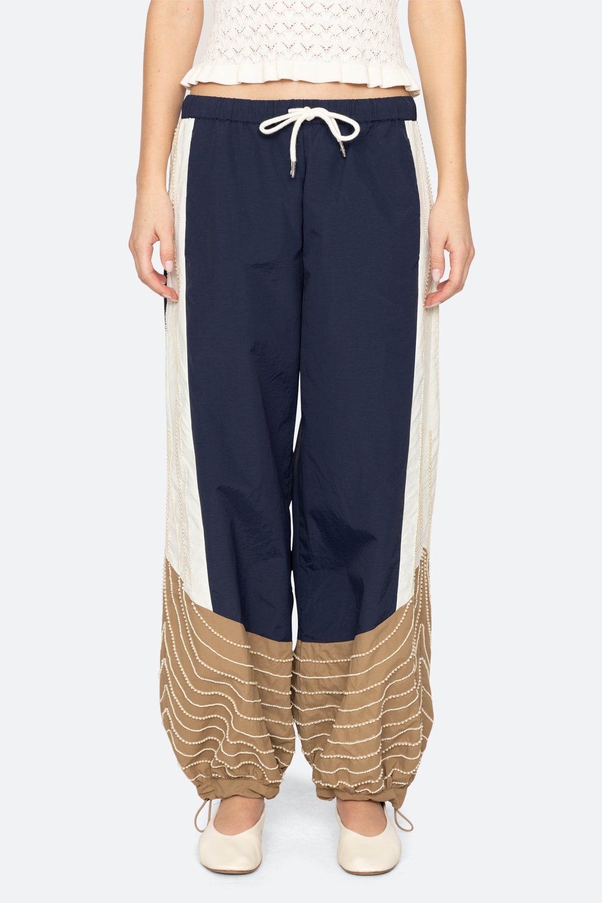 QUINN EMB BEADED JOGGER (D2)