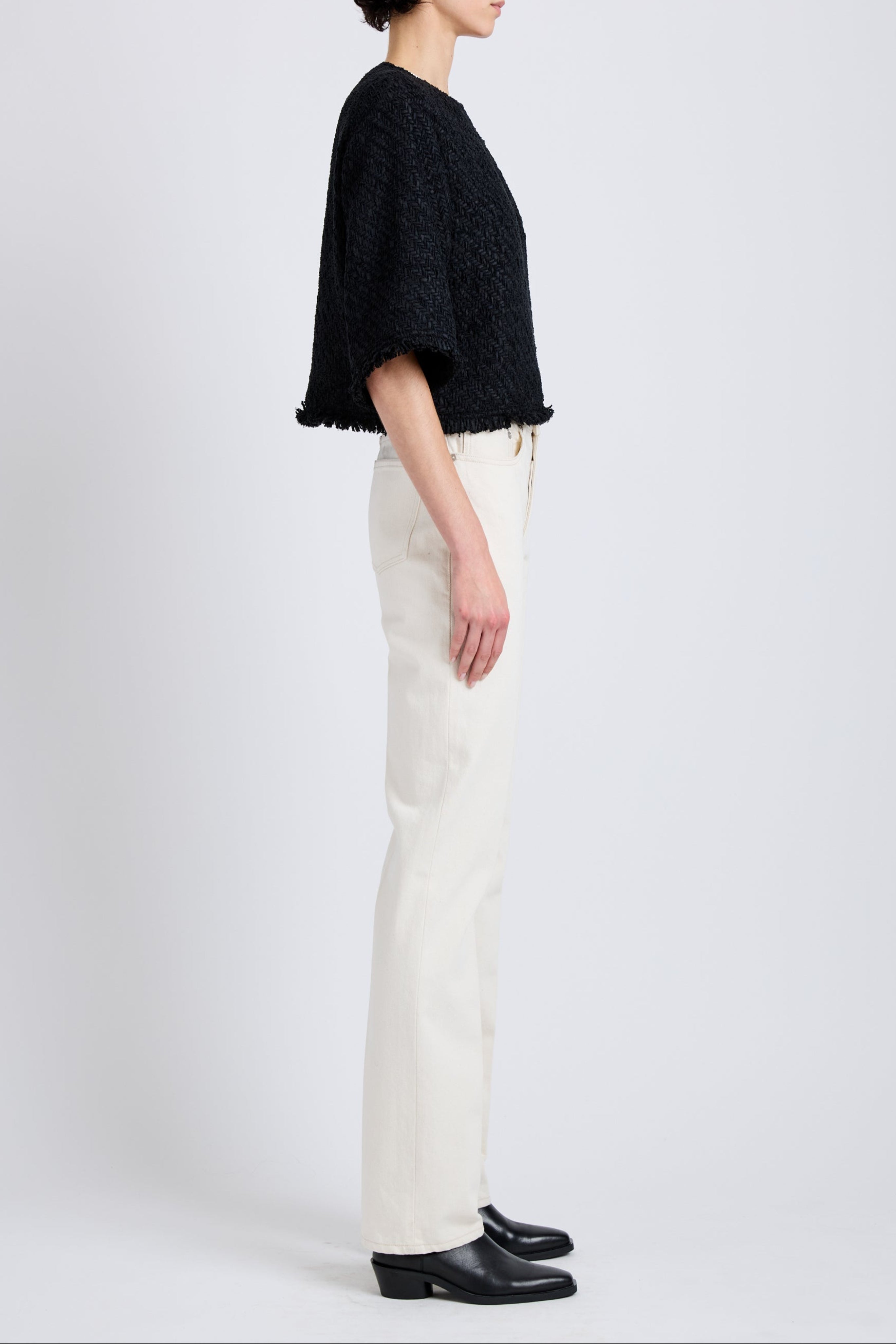 Maura Top in Basket Weave