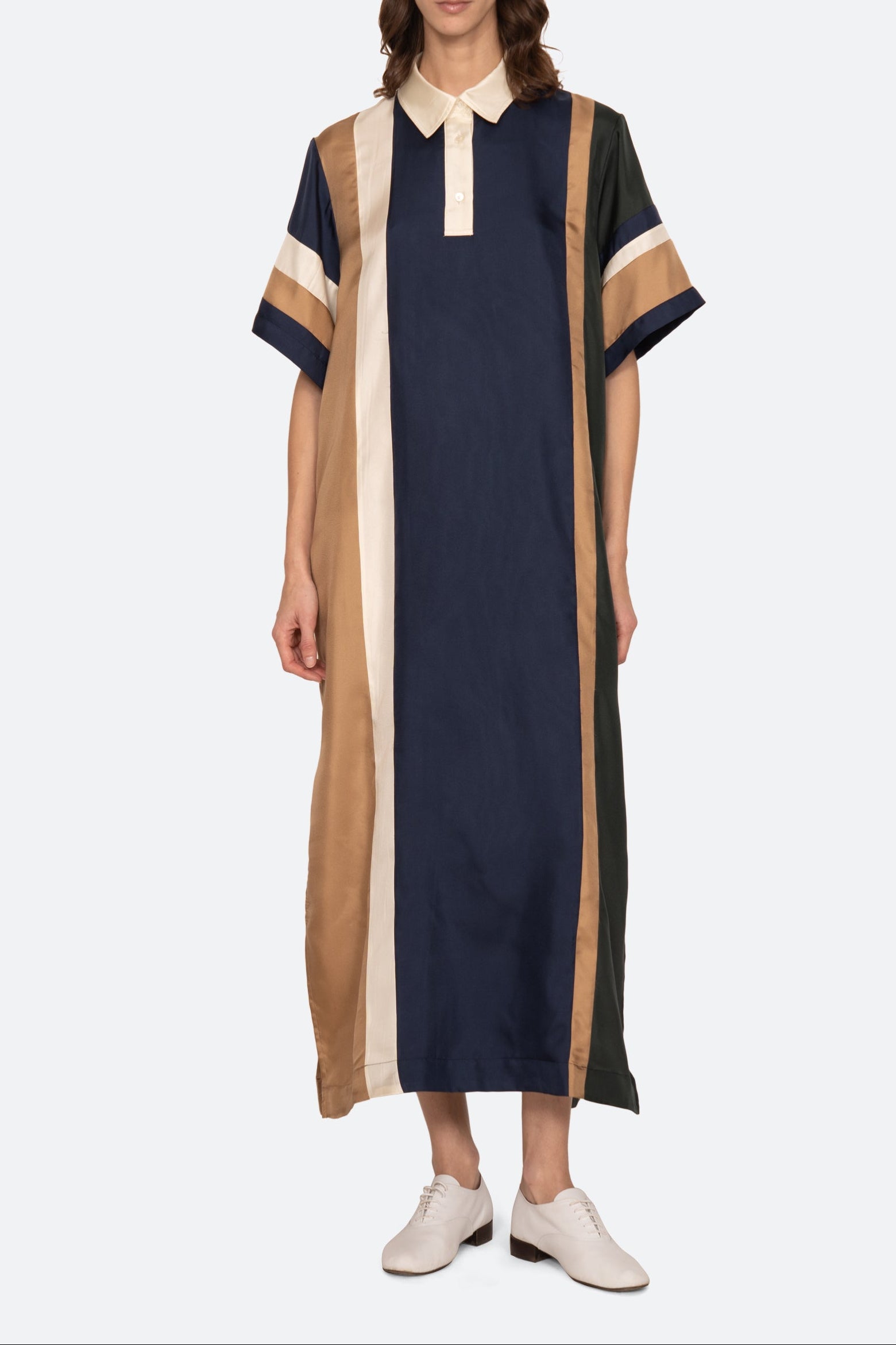 JULIET EMB POLO MAXI DRESS (D2)
