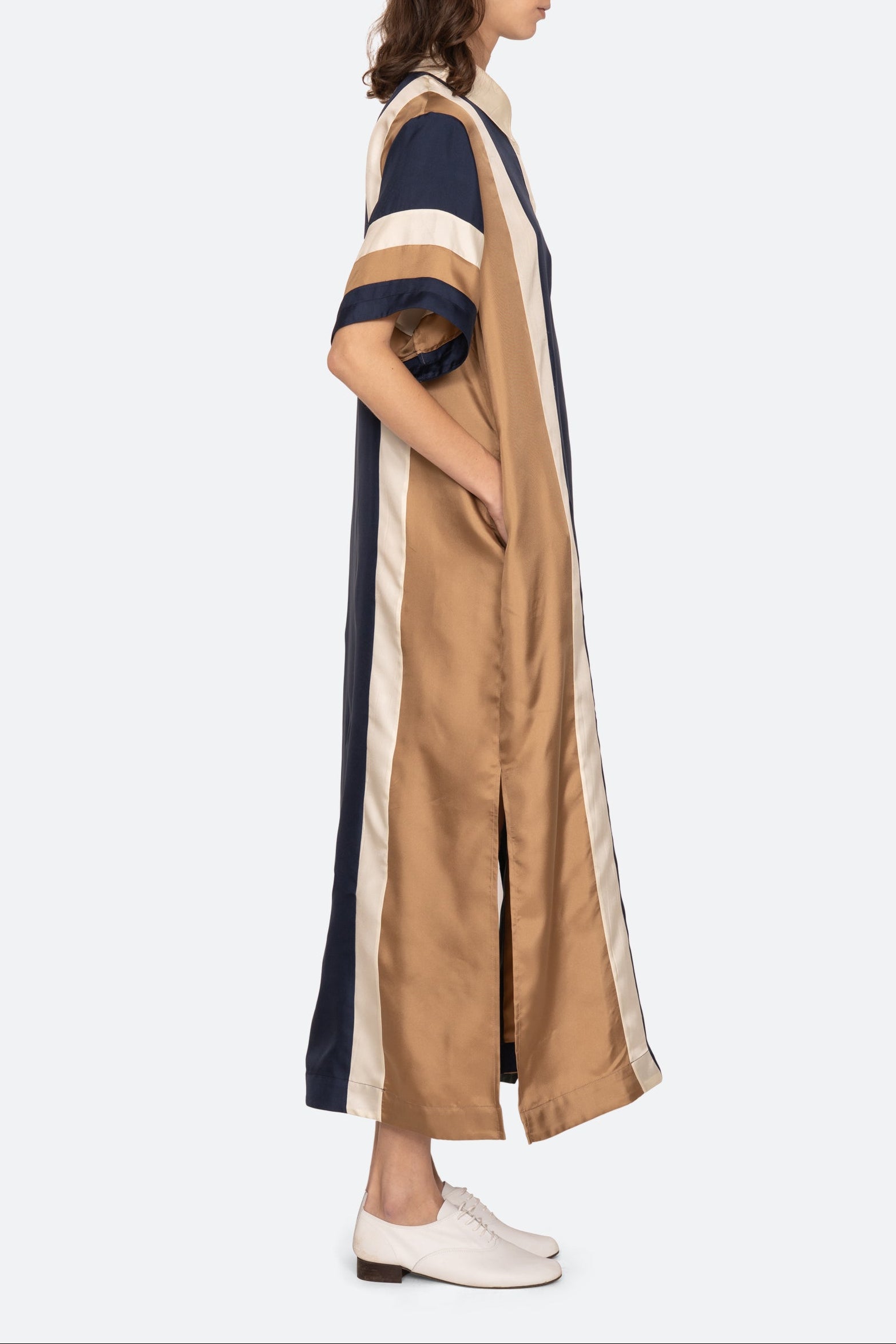 JULIET EMB POLO MAXI DRESS (D2)