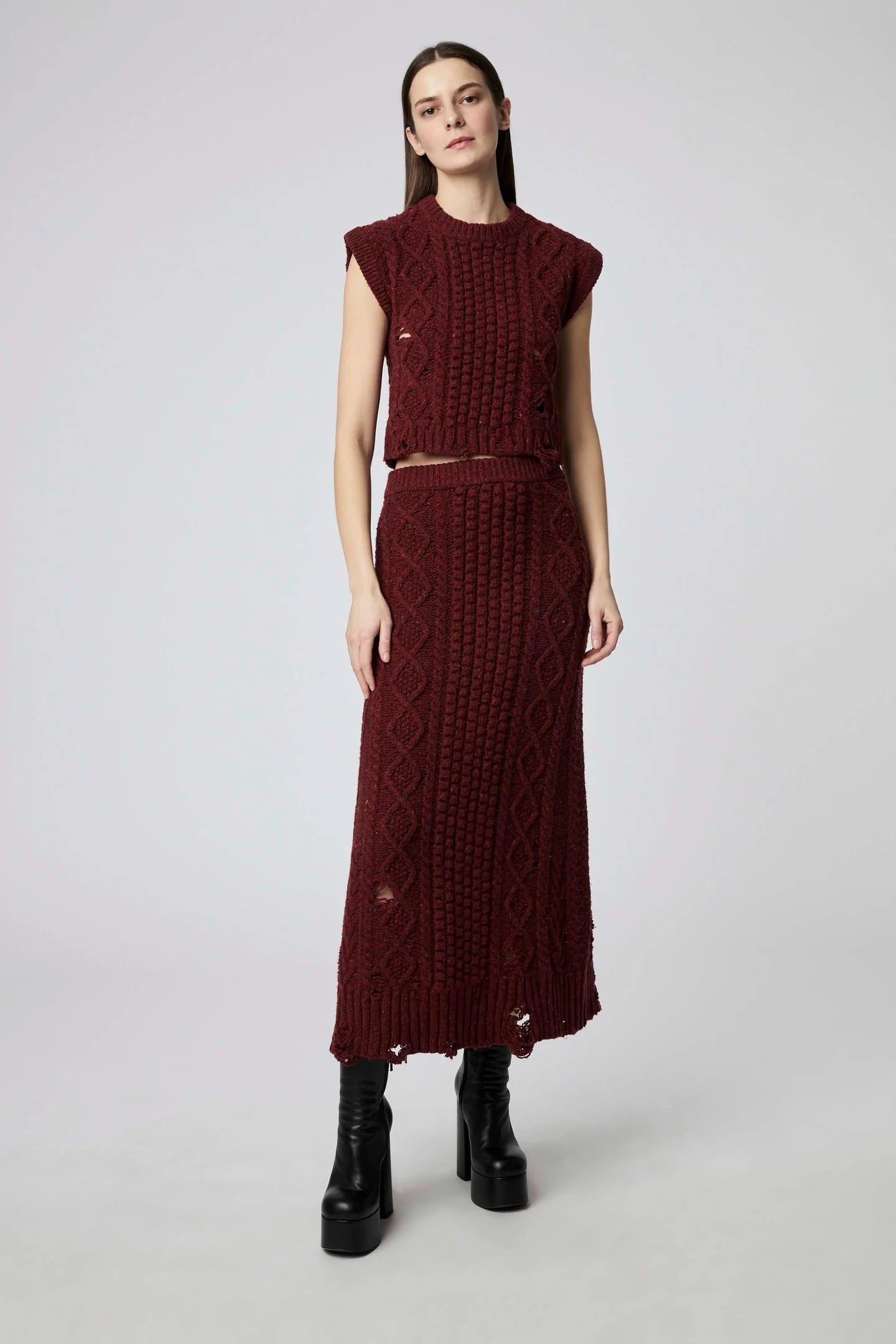 ALTUZARRA Saabu Knit Skirt